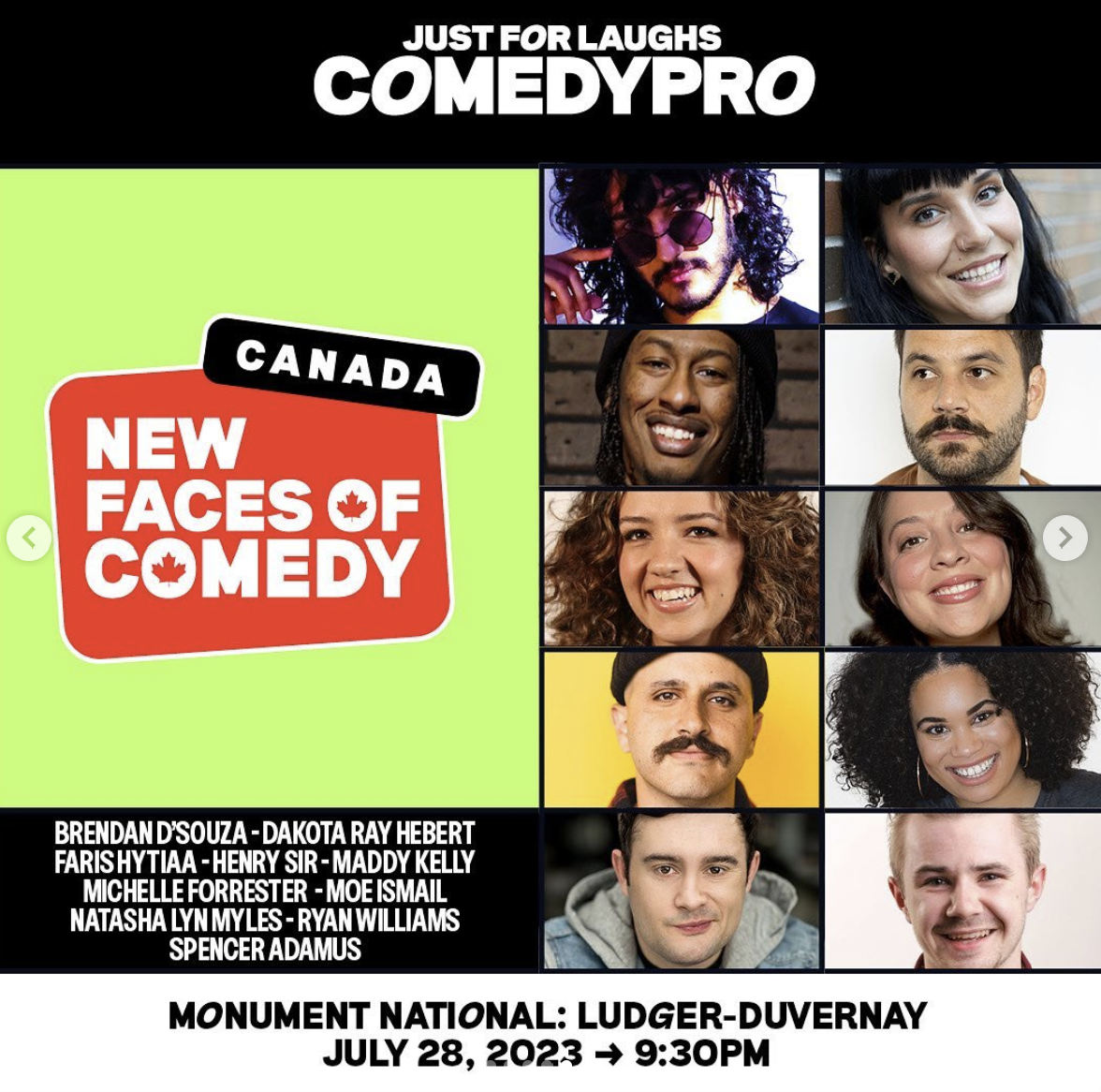 Just For Laughs Canadian New Face of Comedy